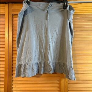 Old Navy Dusty Blue Ruffle  Skirt